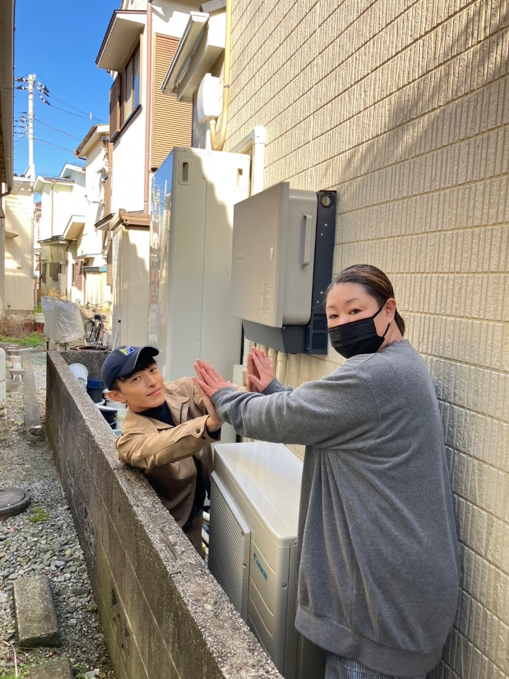 三菱エコキュートSRT-ST43UZからダイキンエコキュートEQA46YFTV｜エコキュート交換工事｜東京都八王子市川町