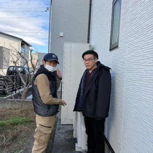 パナソニックエコキュートHE-460SGQから日立エコキュートBHP-FG46XU｜エコキュート交換工事｜福島県須賀川市森宿字白石坂