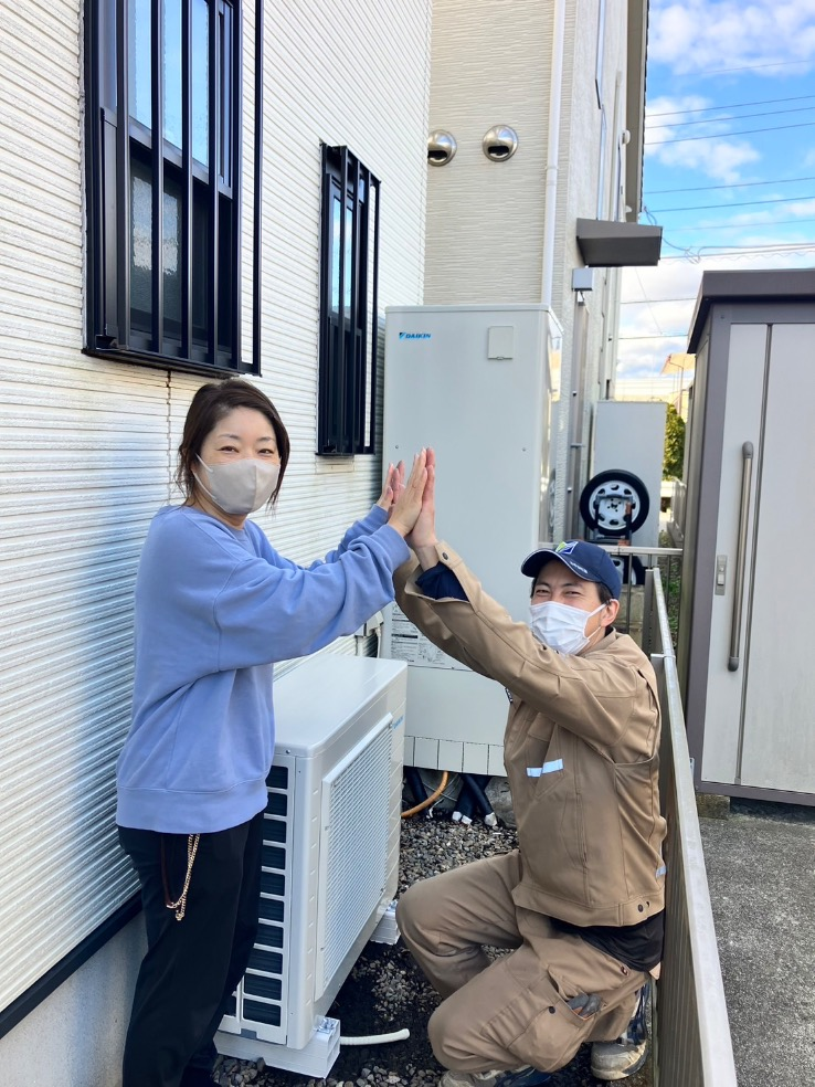 ダイキンエコキュートTU37GFCVからダイキンエコキュートEQX37ZFV｜エコキュート交換工事｜栃木県宇都宮市野沢町｜