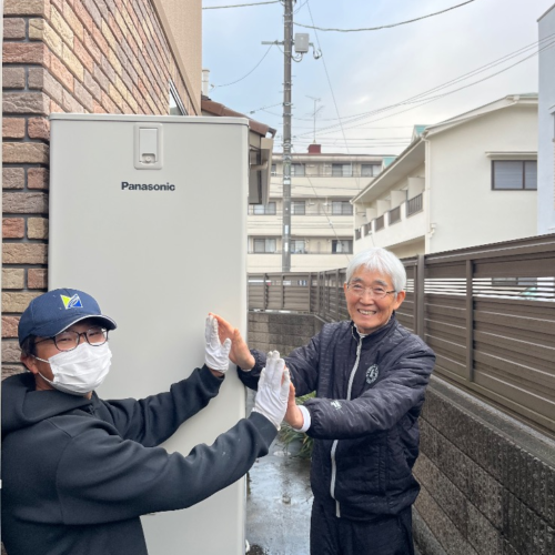 コロナエコキュートCTU-T461DA9からパナソニックエコキュートHE-S46LQS|エコキュート交換工事|東京都世田谷区上北沢|