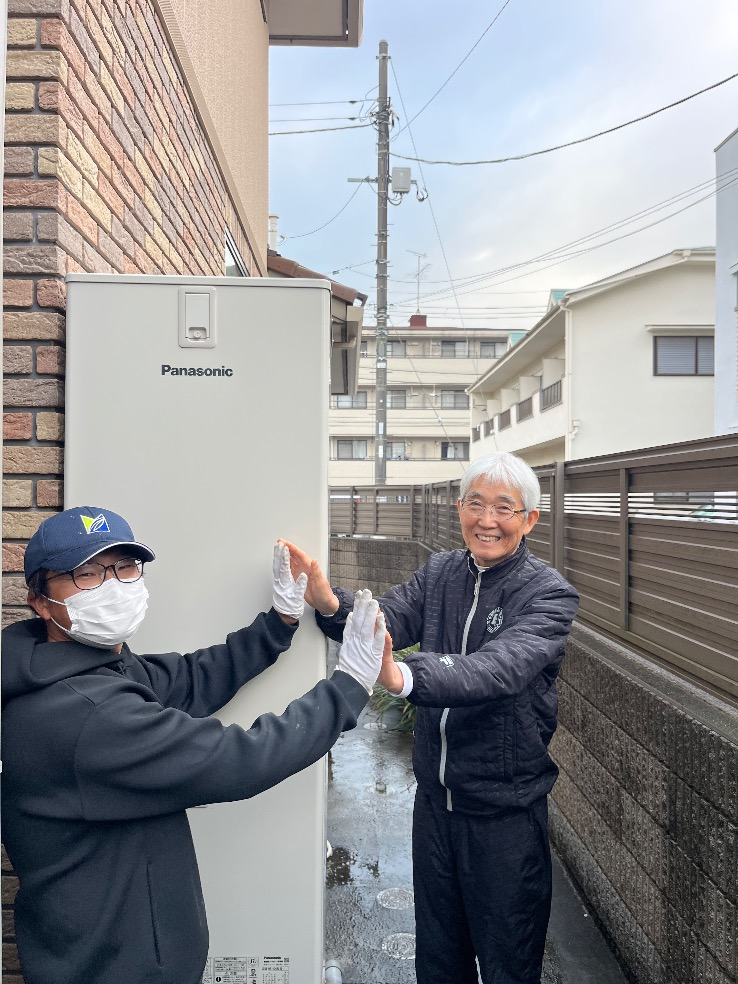 コロナエコキュートCTU-T461DA9からパナソニックエコキュートHE-S46LQS｜エコキュート交換工事｜東京都世田谷区上北沢｜