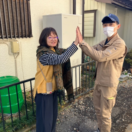 ダイキンエコキュートTU37GFCVから日立エコキュートBHP-FG37XU｜エコキュート交換工事｜埼玉県ふじみ野市東久保｜