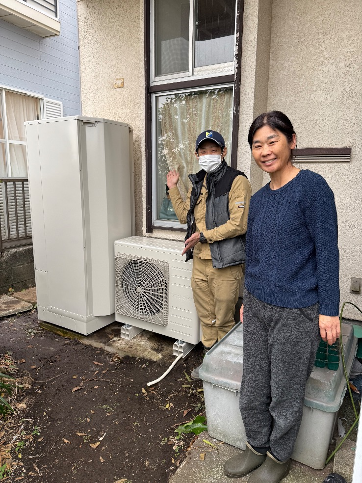 日立エコキュートBHP-F46EUから日立エコキュートBHP-FG37XU｜エコキュート交換工事｜神奈川県逗子市池子｜