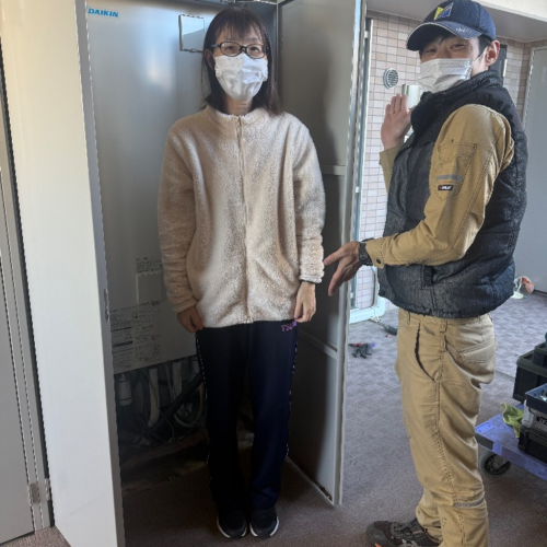 ダイキンエコキュートTU37GFVからダイキンエコキュートEQX37ZFV｜エコキュート交換工事｜埼玉県入間郡三芳町竹間沢｜マンション｜ダイアパレスみずほ台