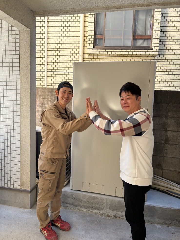 パナソニックエコキュートHE-W37CQからダイキンエコキュートEQA37ZFTV|エコキュート交換工事|東京都世田谷区船橋|