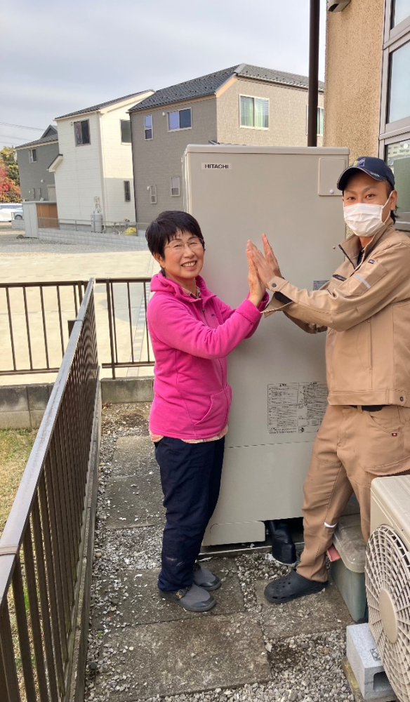 日立エコキュートBE-F46BWUから日立エコキュートBHP-FG37XU｜エコキュート交換工事｜埼玉県川口市安行原｜