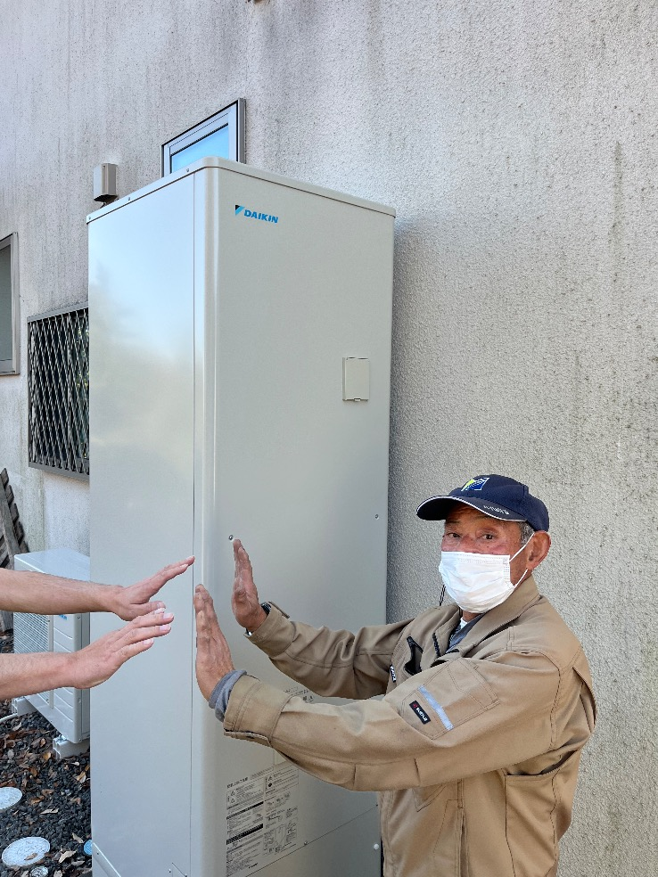 ダイキンエコキュートTU46MFVからダイキンエコキュートEQX46ZFV|エコキュート交換工事|福島県いわき市郷ケ丘|