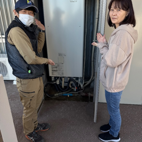 ダイキンエコキュートTU37GFVからダイキンエコキュートEQX37ZFV｜エコキュート交換工事｜埼玉県入間郡三芳町｜マンション｜ダイアパレスみずほ台