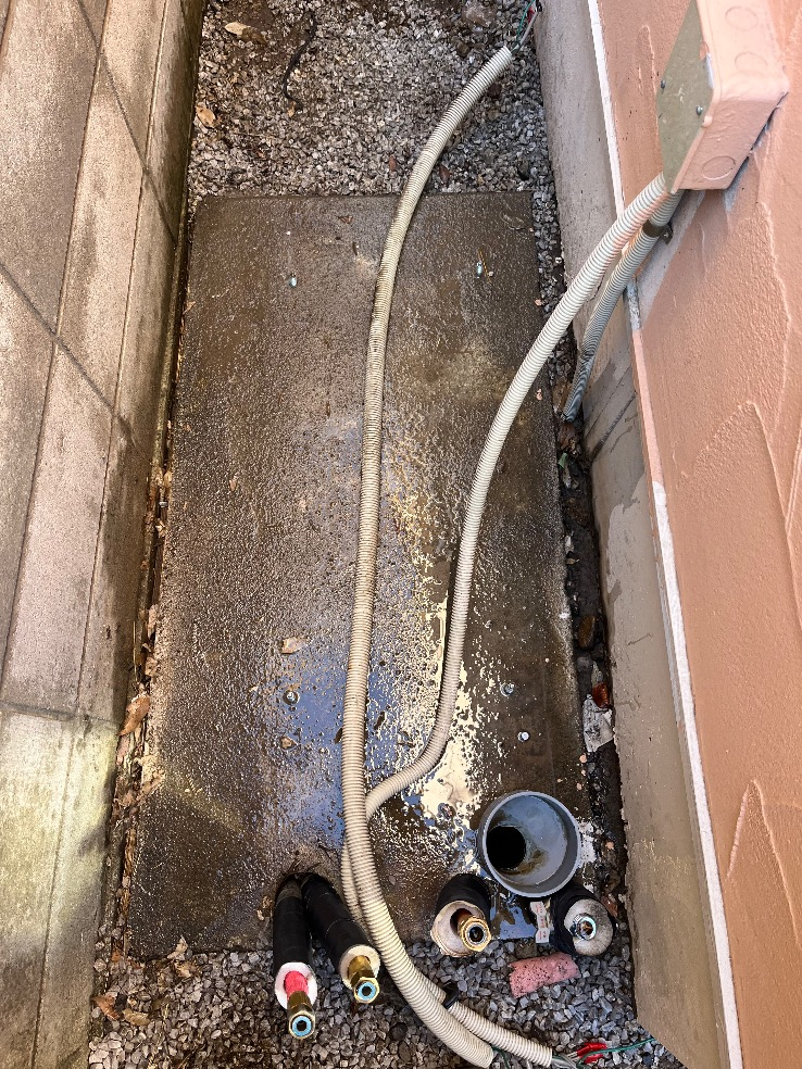 パナソニックエコキュートHE-46W3QAからパナソニックエコキュートHE-H46LQ｜エコキュート交換工事｜埼玉県朝霞市三原｜