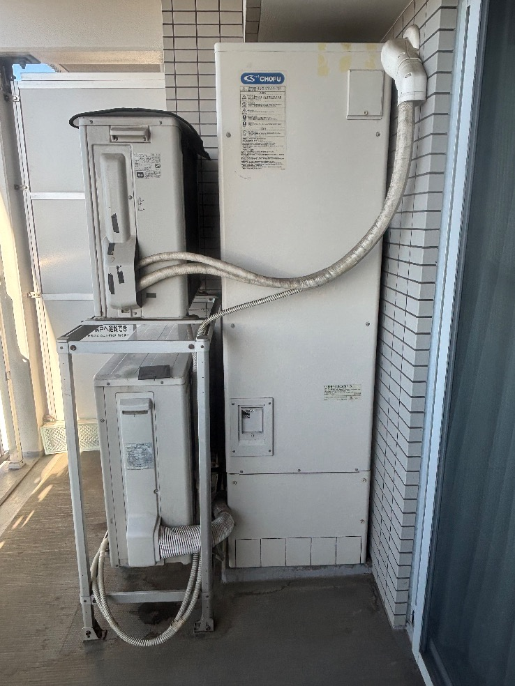 長府エコキュートEHP-3135GPXH-Sから三菱エコキュートSRT-W306D-2|エコキュート交換工事|埼玉県坂戸市関間|マンション|ファーストレジデンス若葉