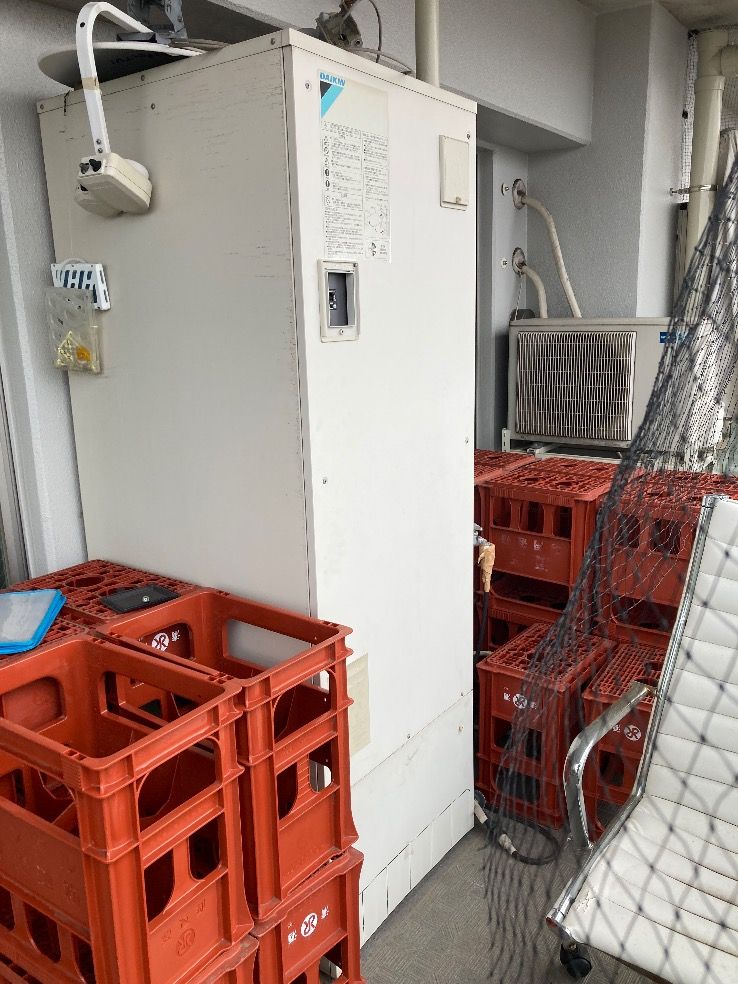 ダイキンエコキュートからダイキンエコキュートEQX37XFV|エコキュート交換工事|千葉県鎌ヶ谷市北中沢|マンション|アクロスシティ