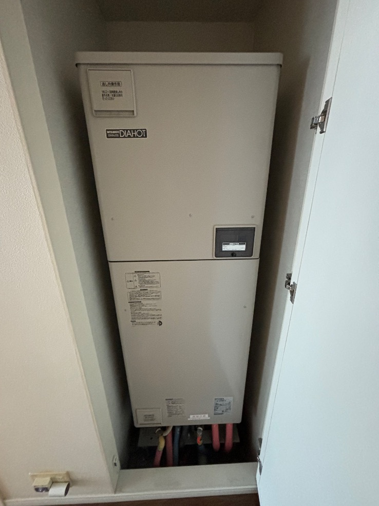 三菱エコキュートSRT-HPT30WD1-Eから三菱エコキュートSRT-W306D-2-BS|エコキュート交換工事|東京都江東区豊洲|マンション|ザ・豊洲タワー