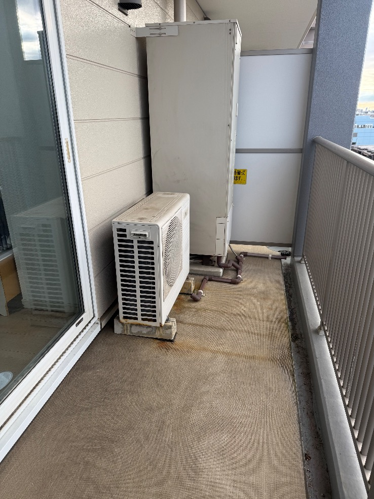 サンヨーエコキュートSHP-TC30Gから三菱エコキュートSRT-W306D-2｜エコキュート交換工事｜東京都杉並区上高井戸｜マンション｜シェルゼ杉並高井戸 