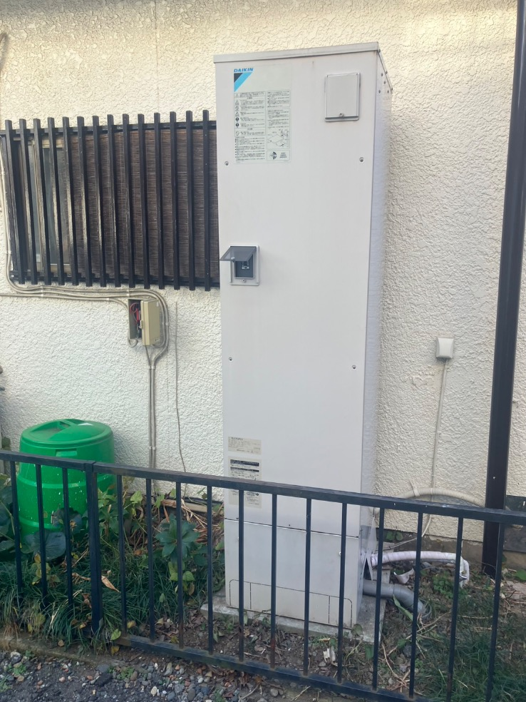 ダイキンエコキュートTU37GFCVから日立エコキュートBHP-FG37XU｜エコキュート交換工事｜埼玉県ふじみ野市東久保｜