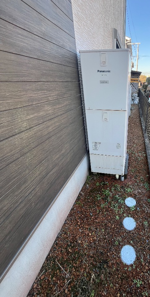 パナソニックエコキュートHE-S37EQから三菱エコキュートSRT-S376｜エコキュート交換工事｜千葉県長生郡一宮町一宮｜