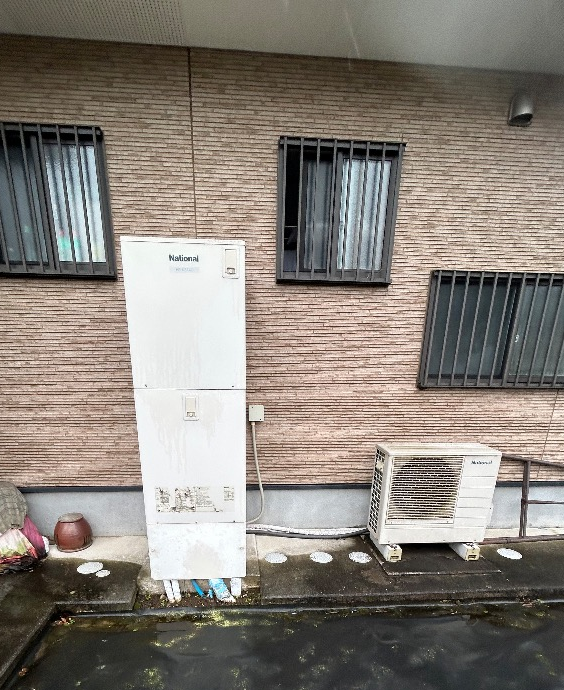 パナソニックエコキュートHE-K37AQから三菱エコキュートSRT-S376|エコキュート交換工事|群馬県館林市上三林町|