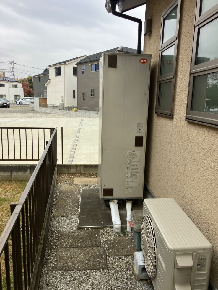 日立エコキュートBE-F46BWUから日立エコキュートBHP-FG37XU｜エコキュート交換工事｜埼玉県川口市安行原｜