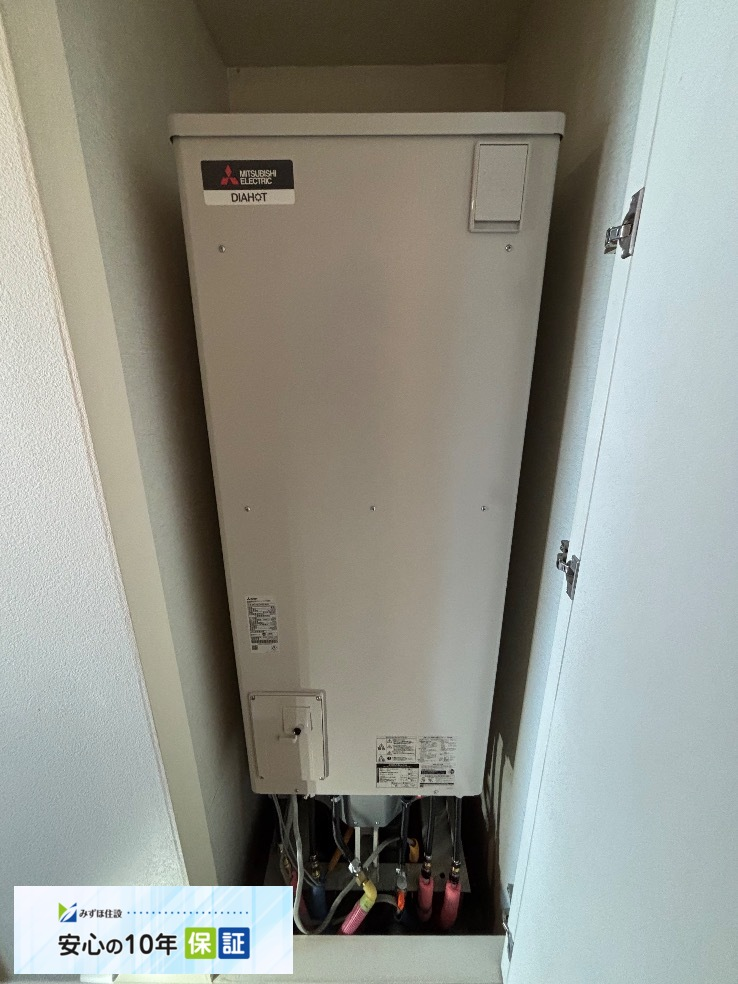 三菱エコキュートSRT-HPT30WD1-Eから三菱エコキュートSRT-W306D-2-BS|エコキュート交換工事|東京都江東区豊洲|マンション|ザ・豊洲タワー