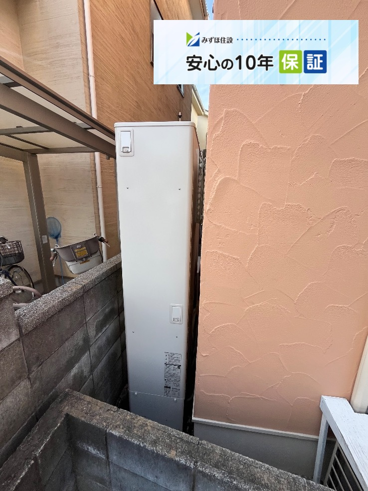 パナソニックエコキュートHE-46W3QAからパナソニックエコキュートHE-H46LQ｜エコキュート交換工事｜埼玉県朝霞市三原｜