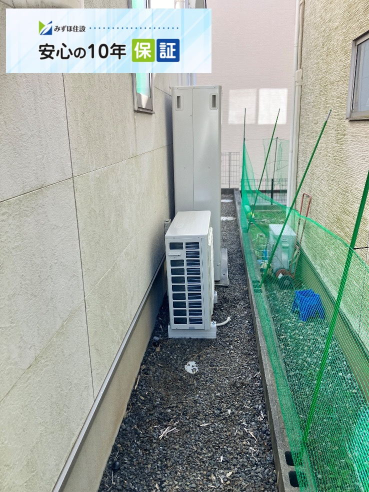 ダイキンエコキュートTU37PFTVからダイキンエコキュートEQA37ZFTV|エコキュート交換工事|千葉県柏市手賀の杜|