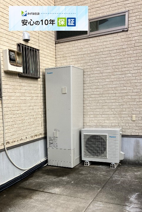 ノーリツガス給湯器GT-2450AWXからダイキンエコキュートEQX46ZFV｜エコキュート交換工事｜埼玉県川越市豊田本｜