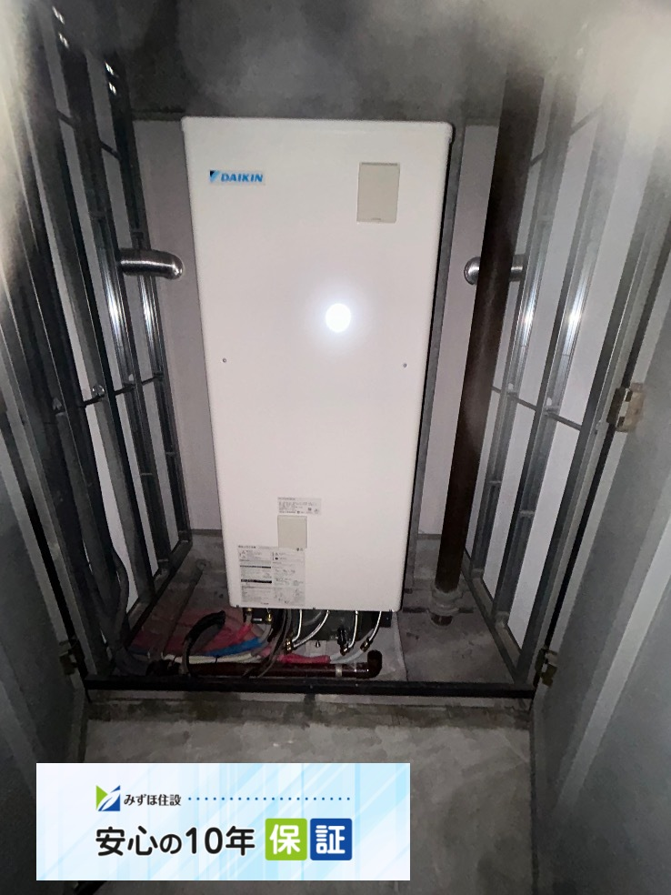 ダイキンエコキュートTU37GFVからダイキンエコキュートEQX37ZFVE|エコキュート交換工事|東京都中央区勝どき|マンション|ザ・トーキョータワーズ シータワー