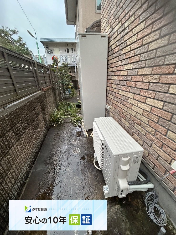 コロナエコキュートCTU-T461DA9からパナソニックエコキュートHE-S46LQS｜エコキュート交換工事｜東京都世田谷区上北沢｜