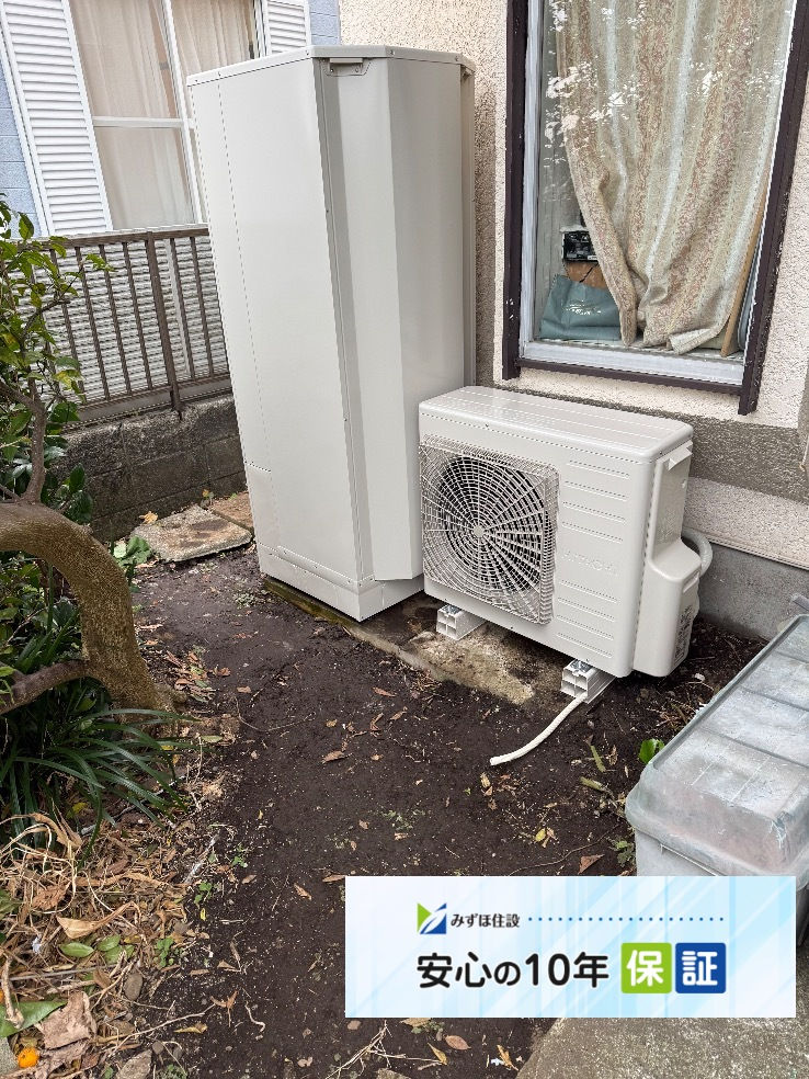 日立エコキュートBHP-F46EUから日立エコキュートBHP-FG37XU｜エコキュート交換工事｜神奈川県逗子市池子｜