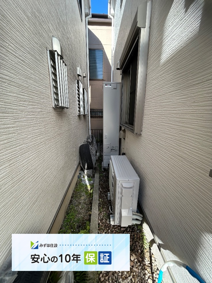 コロナエコキュートCTU-DH3028Aから三菱エコキュートSRT-S377UZ｜エコキュート交換工事｜東京都江戸川区西瑞江｜