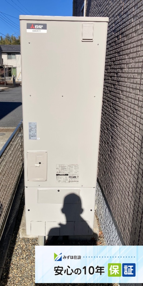 日立エコキュートBHP-TA372から三菱エコキュートSRT-S376｜エコキュート交換工事｜千葉県成田市はなのき台｜