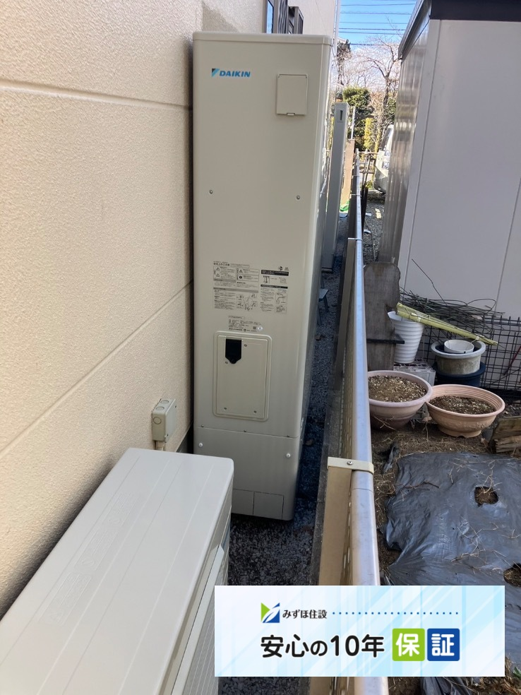 ダイキンエコキュートTU37LAFTVからダイキンエコキュートEQA37YFTV|エコキュート交換工事|神奈川県相模原市中央区富士見|