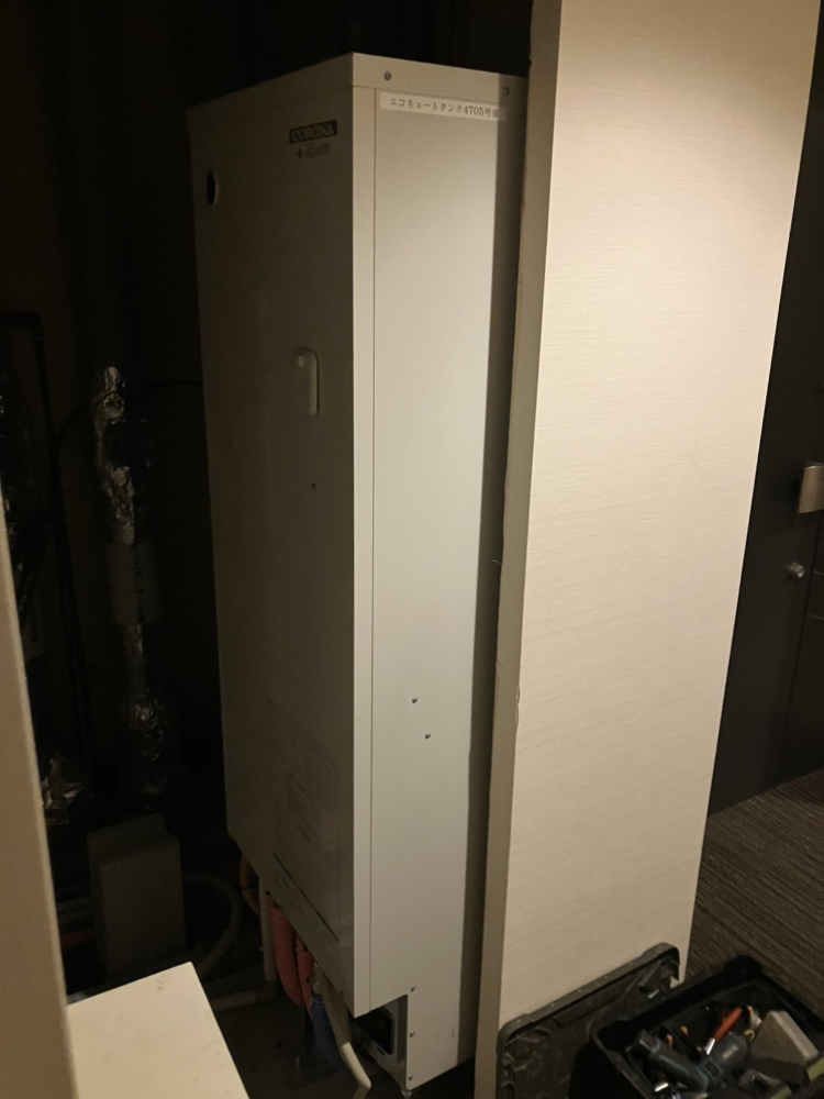 コロナエコキュートCTU-H3014AからコロナエコキュートCHP-S30AZ1-12|エコキュート交換工事|神奈川県川崎市中原区新丸子東|マンション|パークシティ武蔵小杉 ステーションフォレストタワー