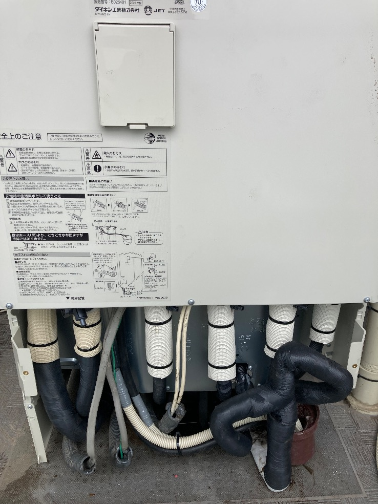 ダイキンエコキュートからダイキンエコキュートEQX37XFV|エコキュート交換工事|千葉県鎌ヶ谷市北中沢|マンション|アクロスシティ