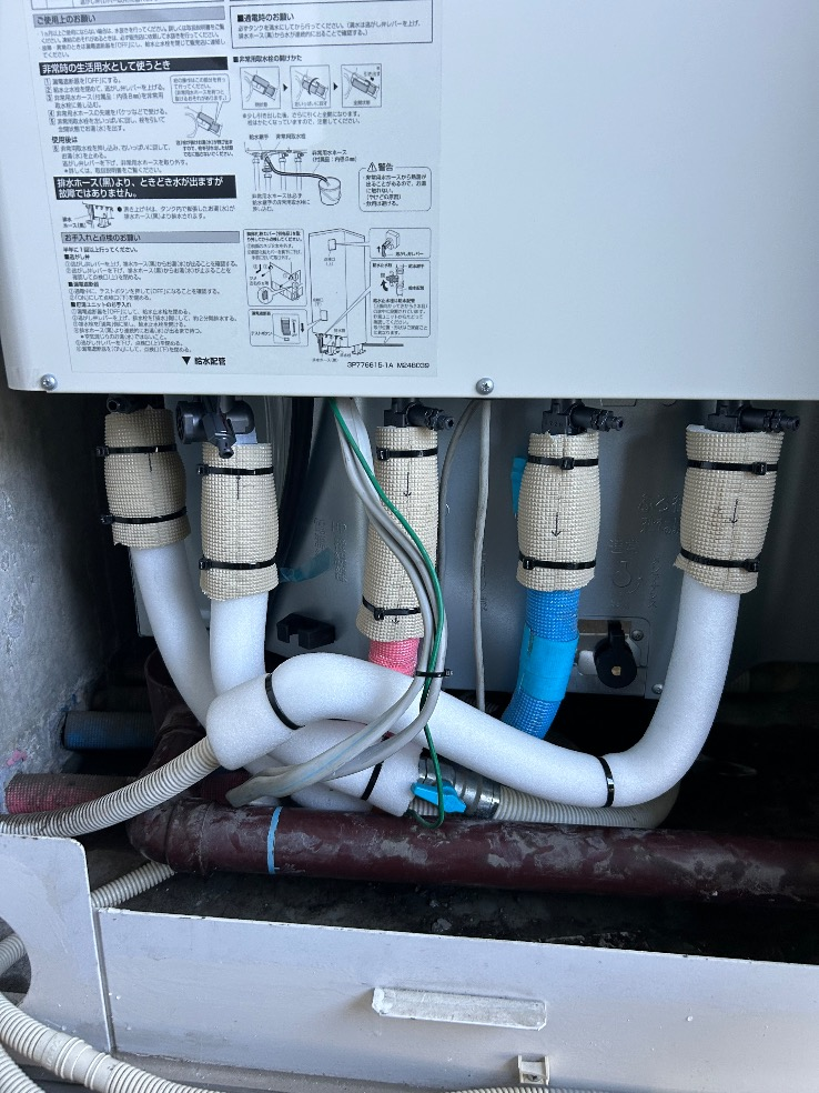 パナソニックエコキュートHE-K37ASMPSからダイキンエコキュートEQA37ZSV｜エコキュート交換工事｜東京都足立区梅田｜マンション｜リライズガーデン西新井スカイレジデンス