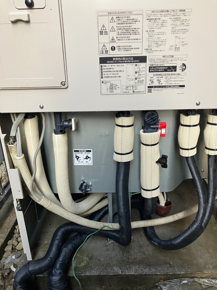 ダイキンエコキュートTU46MFVから三菱エコキュートSRT-S466U｜エコキュート交換工事｜埼玉県さいたま市緑区宮本｜