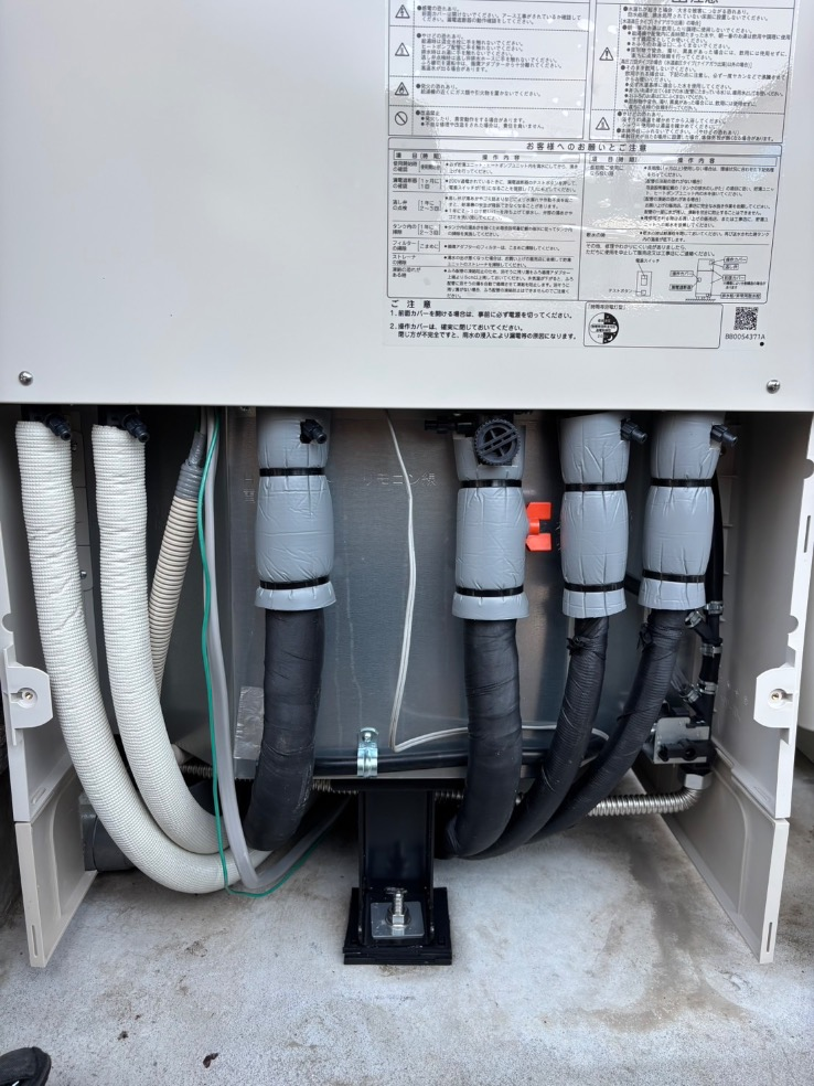 三菱エコキュートSRT-HPT37WX4から日立エコキュートBHP-FG37XU｜エコキュート交換工事｜東京都江戸川区東小岩｜