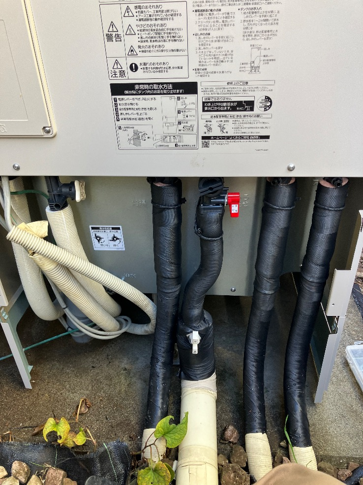 三菱エコキュートSRT-HPT37W5-CBから三菱エコキュートSRT-S376U｜エコキュート交換工事｜千葉県松戸市松飛台｜