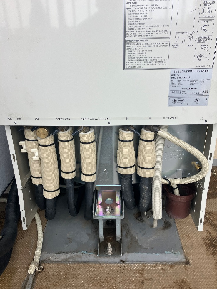コロナエコキュートCTU-H3014AMからコロナエコキュートCHP-S30AZ1-12｜エコキュート交換工事｜千葉県印西市原｜マンション｜レイディアントシティ印西牧の原