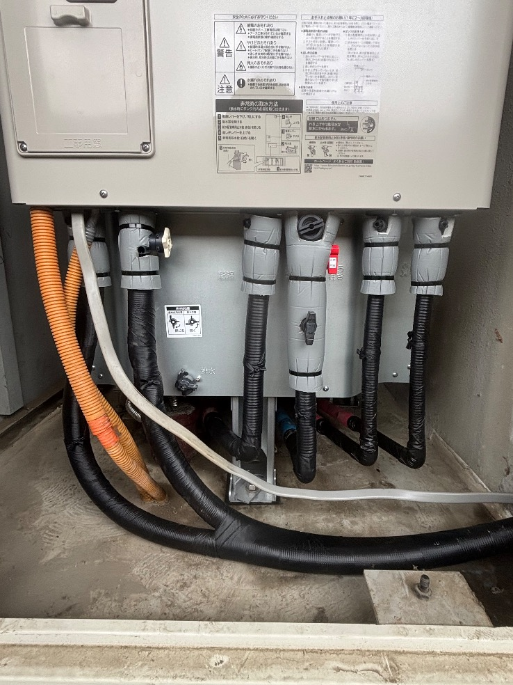 三菱エコキュートSRT-HPT37WD2から三菱エコキュートSRT-S376U｜エコキュート交換工事｜埼玉県久喜市桜田｜マンション｜レーベンスクエア東鷲宮ブリーズアリーナ