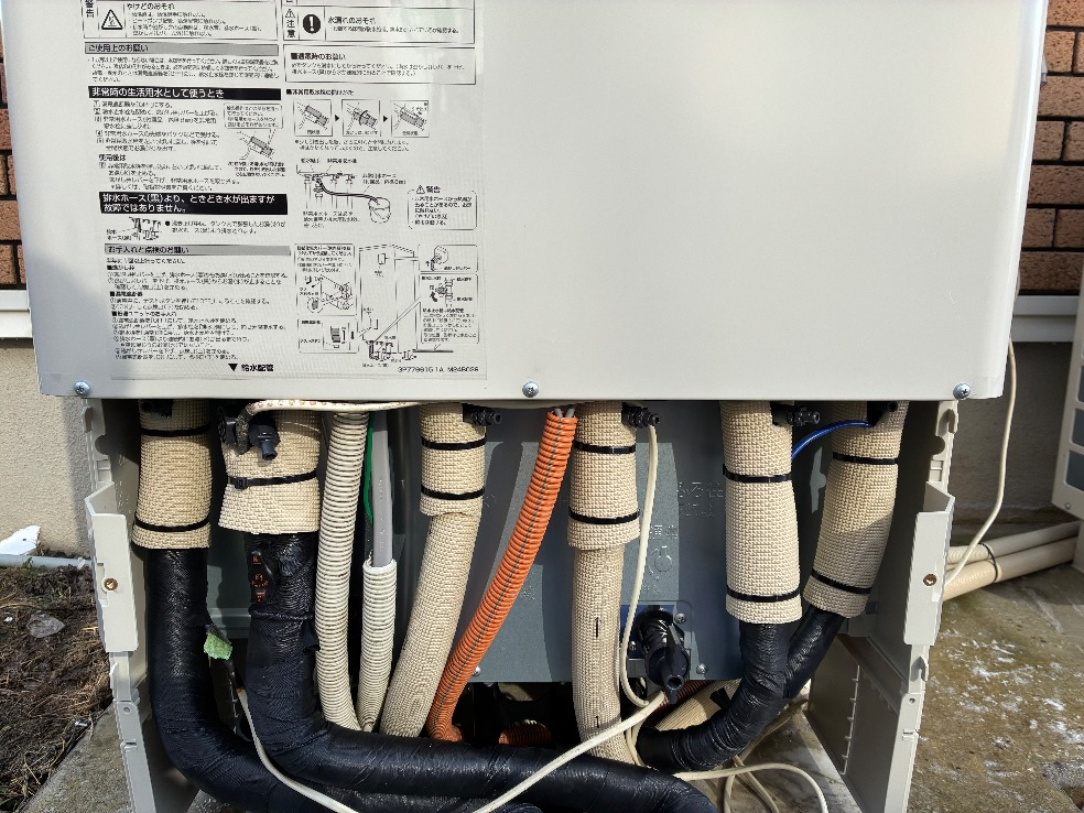 三菱エコキュートSRT-HPTK46W7らダイキンエコキュートEQA46YFHV|エコキュート交換工事|長野県小諸市東雲|