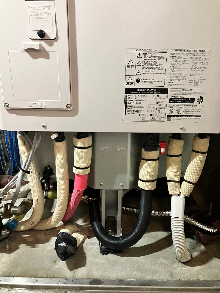 長府エコキュートEHP-3135GPXH-Sから三菱エコキュートSRT-W306D-2|エコキュート交換工事|東京都足立区西新井|マンション|ファーストレジデンス西新井