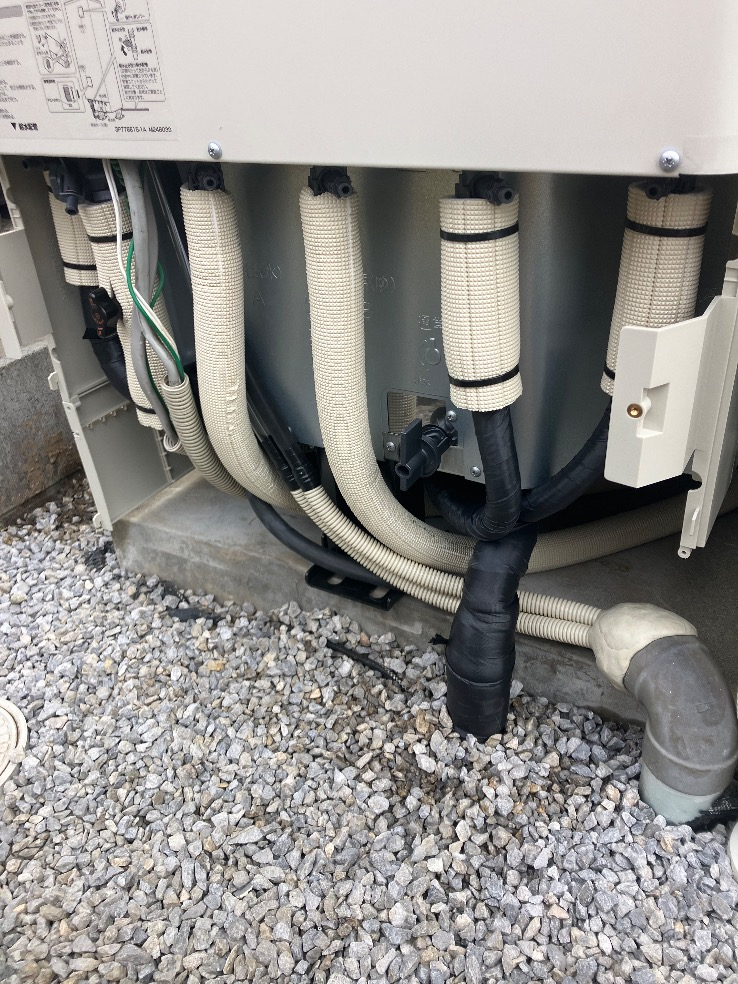 パナソニックエコキュートHE-370SDQからダイキンエコキュートEQA37ZFPV|エコキュート交換工事|埼玉県春日部市大沼|