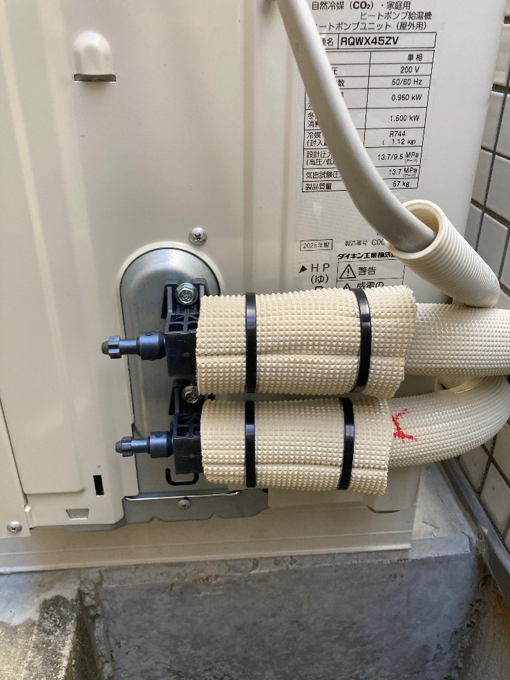 パナソニックエコキュートHE-W37CQからダイキンエコキュートEQA37ZFTV|エコキュート交換工事|東京都世田谷区船橋|