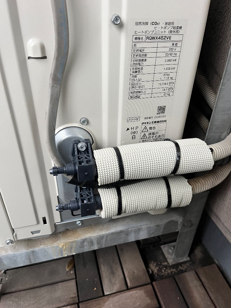 ダイキンエコキュートTU37GFVからダイキンエコキュートEQX37ZFVE｜エコキュート交換工事｜東京都中央区勝どき｜マンション｜ザトウキョウタワーズシータワー