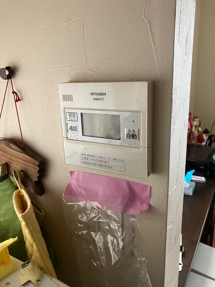 三菱エコキュートSRT-HPT37WX5から三菱エコキュートSRT-S376|エコキュート交換工事|静岡県駿東郡長泉町中土狩|