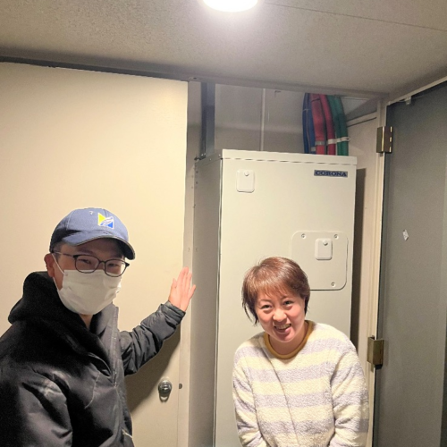 コロナエコキュートCTU-H3014AからコロナエコキュートCHP-S30A1Z-12｜エコキュート交換工事｜埼玉県川口市飯塚｜マンション｜ドリームタワーキュアレジデンス