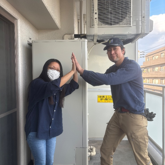 ダイキンエコキュートTU31GFCVからダイキンエコキュートEQX37ZFV｜エコキュート交換工事｜神奈川県相模原市中央区清新｜マンション｜レクセルガーデン相模原