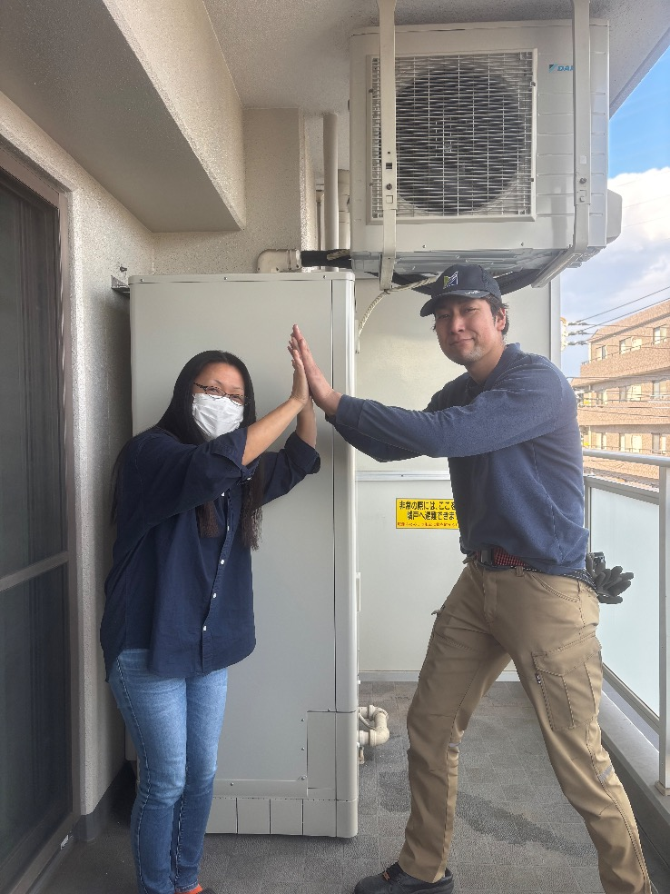 ダイキンエコキュートTU31GFCVからダイキンエコキュートEQX37ZFV｜エコキュート交換工事｜神奈川県相模原市中央区清新｜マンション｜レクセルガーデン相模原