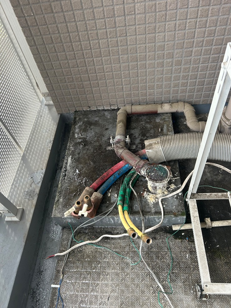 日立エコキュートBHP-TD373から三菱エコキュートSRT-S377｜エコキュート交換工事｜神奈川県横浜市港北区綱島西｜マンション｜グレーシア緑園都市ガーデンプレミア