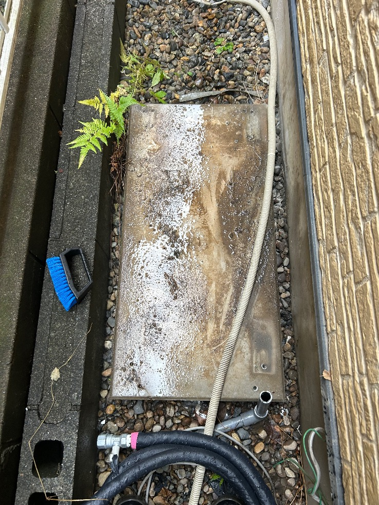 パナソニックエコキュートHE-W37BQからパナソニックエコキュートHE-H37LQS｜エコキュート交換工事｜埼玉県越谷市蒲生｜